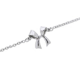 Tied Ribbon Silver Bracelet TBL211 - Jewelry