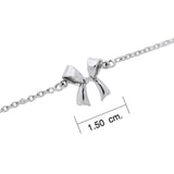 Tied Ribbon Silver Bracelet TBL211 - Jewelry