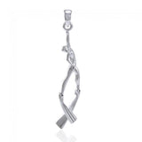 Freediver Sterling Silver Pendant TPD5012