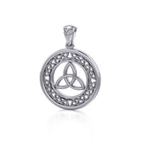 Celtic Trinity Knot Silver Pendant TPD711 - Jewelry